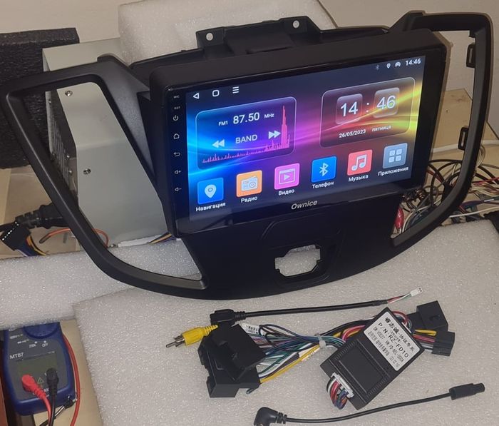 Магнитола для Ford Transit 7 2014-2023 - Kuberg SF-9287 QLed, Android 12, TS10, CarPlay, 4G SIM-слот