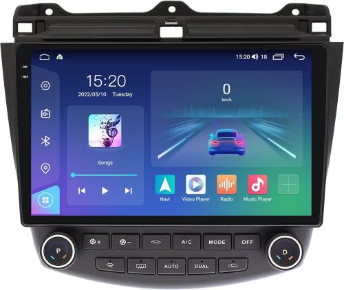 Магнитола для Honda Accord 7 2003-2008 - Parafar PF404LUX3U2K на Android 13, QLED+2K, ТОП процессор, 8Гб+128Гб, CarPlay, 4G SIM-слот