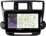 Магнитола для Toyota Highlander 2 2007-2013 XU40 - Kuberg OL-1431-1 (крутилки декоративные) QLed, Android 13, Быстрейшая, CarPlay, SIM-слот