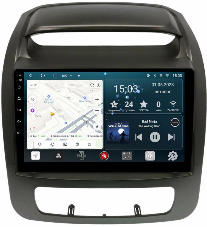 Магнитола для KIA Sorento 2 XM 2012-2020 c экраном климата снизу - Redpower 440 Android 10, ТОП процессор, 6/128Гб, CarPlay, SIM-слот