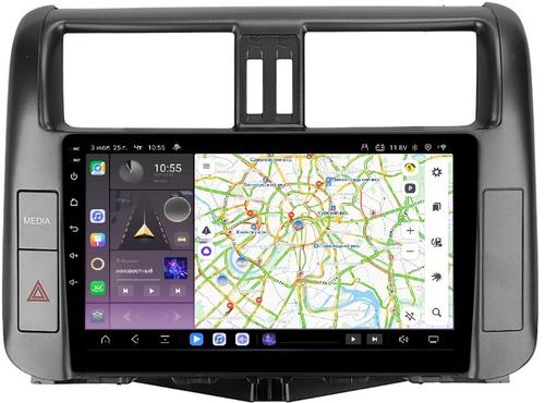 Магнитола для Toyota Land Cruiser Prado 150 2009-2013 (взамен 7" навигации) - Kuberg EW-9613-2 QLed, Android 13, TS20, CarPlay, SIM-слот
