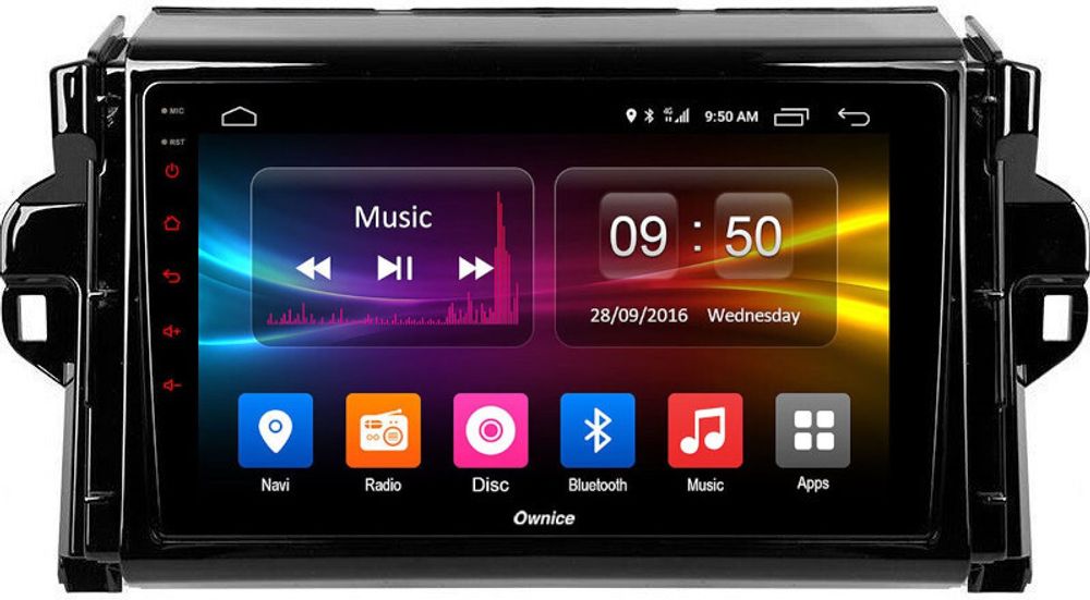 Магнитола для Toyota Fortuner 2015-2022 - Kuberg OL-9699 IPS, Android 10, 8 ядер (TS18), 4G SIM-слот