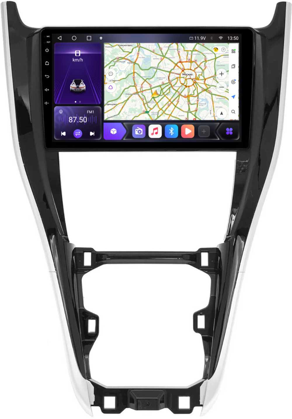 Магнитола для Toyota Harrier XU60 2013-2017 - Kuberg OL-1694 QLed, Android 12, TS10, CarPlay, 4G SIM-слот