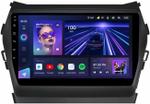 Магнитола для Hyundai Santa Fe 3 2012-2018 (отдельный экран климата, штатная КЗВ) - Teyes CC3 монитор 9" QLED на Android 10, Быстрая, CarPlay, 4G SIM-слот