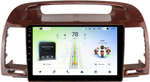 Магнитола для Toyota Camry 30 2001-2006 (рамка дерево 1) - Teyes CC4L монитор 9" IPS на Android 14, Snapdragon 662, CarPlay, 4G SIM-слот