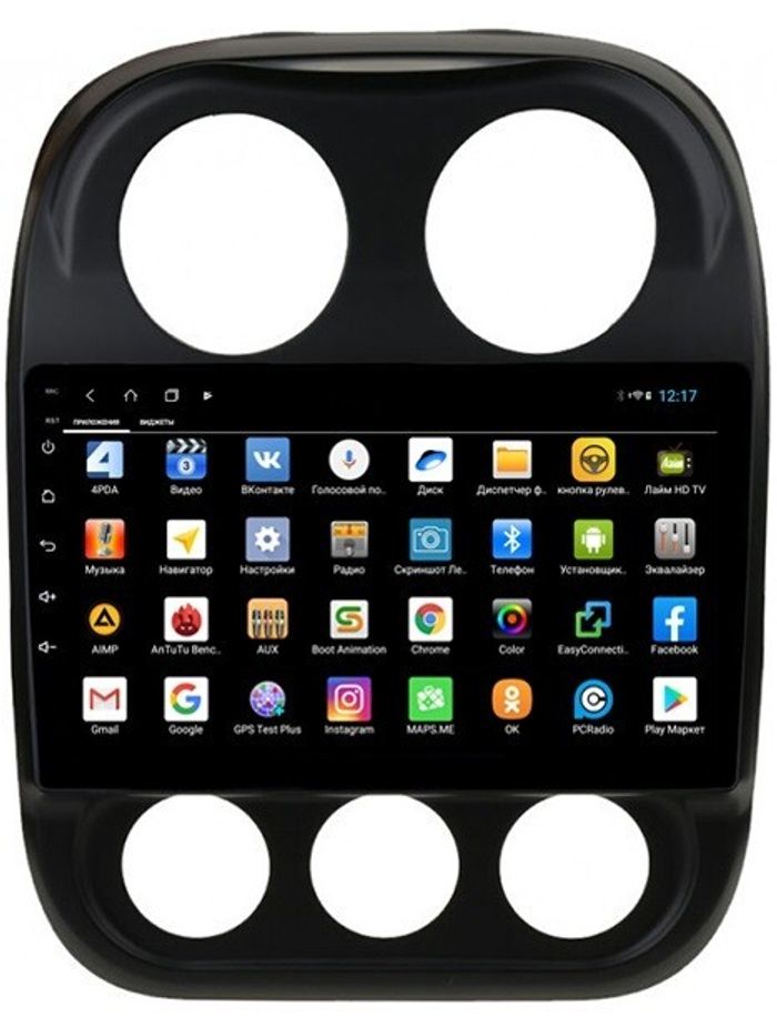 Магнитола для Jeep Compass 2011-2015 - Parafar PF998XHD на Android 13, 8-ядер, 4Гб+64Гб, CarPlay, 4G SIM-слот