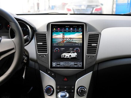 Магнитола для Chevrolet Cruze 2009-2012 - Kuberg ZF-1019-Q6 вертикальный экран в стиле "Тесла" на Android 11, 8Гб+128Гб, CarPlay, 4G SIM-слот