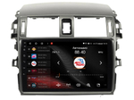 Магнитола для Toyota Corolla E150 2007-2013 (большая рамка) - Vaycar VA77-0063 на Android 13, 8-ядер, 2Гб-32Гб, 4G SIM-слот
