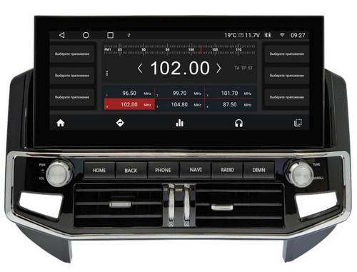 Магнитола для Mitsubishi Pajero 4 2006-2022 - Kuberg ZH-M1207 монитор 12.3" в стиле "Лексус" на Android 12, 8Гб+128Гб, CarPlay, SIM-слот