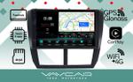 Магнитола для Subaru Forester 3 (SH) 2008-2013, Impreza GH, GE - Vaycar VA71-0062-2K на Android 13, Быстрая, 2K QLED, CarPlay, 4G SIM-слот
