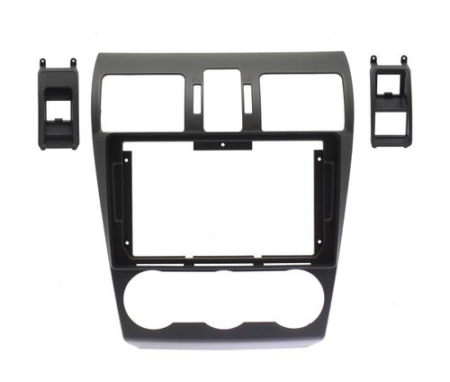 Комплект рамки с разъёмами 9" Subaru Forester 2013-2015, Impreza, XV 2012-2015 (A) воздуховоды без окантовок, экран монохром