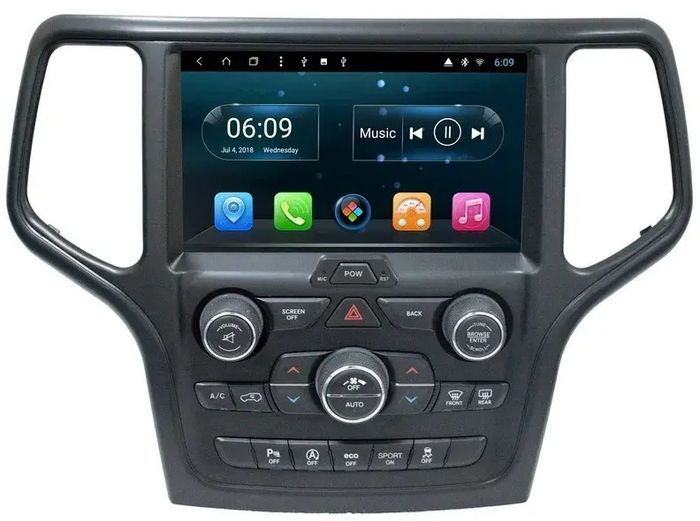 Магнитола для Jeep Grand Cherokee 2013-2021 - Kuberg KR-9176-S10 Android 10, 4ГБ-64ГБ, SIM-слот, CarPlay