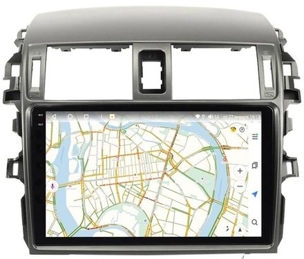 Магнитола для Toyota Corolla E150 2007-2013 (большая рамка) - Vaycar VA77-0063-2K-2 на Android 13, 8-ядер, 2K QLED, ТОП процессор, CarPlay,4G SIM-слот