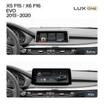 Магнитола для BMW X5 (F15) и BMW X6 (F16) EVO 2017-2019 - Teyes LUX ONE монитор 12.3" на Android 10, 6/128ГБ, CarPlay, 4G SIM-слот