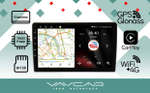 Магнитола для Nissan X-Trail T30 2003-2007 (рамка-накладка) - Vaycar VA51-3393 на Android 13, 8-ядер, 4G SIM-слот