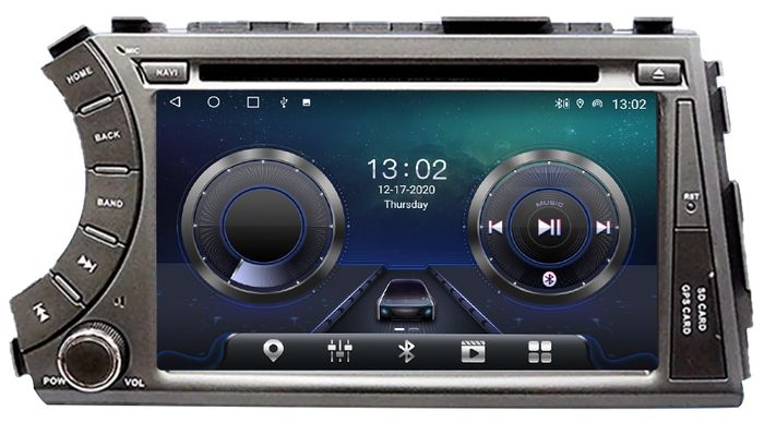 Магнитола для SsangYong Actyon 2005-2010, Kyron, Actyon Sports 2006-2016 - Kuberg MKD-7061-S10 Android 12, ТОП процессор, 4Гб+64Гб, CarPlay, SIM-слот