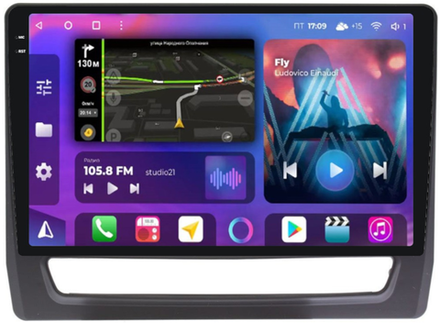 Магнитола для Mitsubishi ASX 2020+ (ШГУ 8", рамка тип 1) - FarCar BM3019M монитор 10.36" QLED на Android 14, TS10, 4+32Гб, CarPlay, 4G SIM-слот