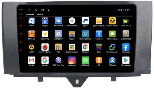 Магнитола для Smart ForTwo/ForFour 2012-2015 - Parafar PF215XHD на Android 13, 8-ядер, 4Гб+64Гб, CarPlay, 4G SIM-слот