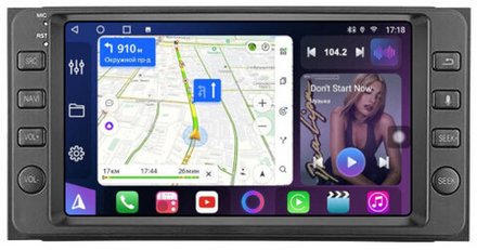 Магнитола для Toyota 200х100мм (рамка с кнопками) - FarCar BM832-7040K7 дисплей 7" IPS на Android 13, TS10, CarPlay, 4G SIM-слот, 4Гб/32Гб