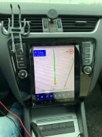 Магнитола для Skoda Octavia A7 2013-2020 (кондиционер) - Teyes TPRO 2 монитор 9.7" QLED в стиле "Тесла" на Android 10, Быстрая, 4G SIM-слот