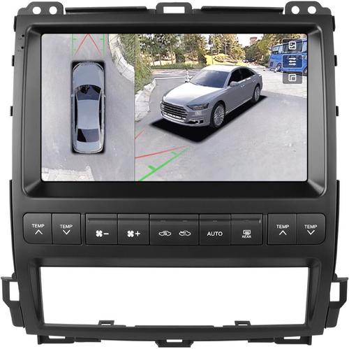 Магнитола для Lexus GX470 J120, Toyota Land Cruiser Prado 120 (климат на ШГУ, рамка тип 1) - Teyes CC3-2K-360 на Android 10, 2K QLED, 6Гб+128Гб, CarPlay, 4G SIM-слот, 4 камеры в комплекте