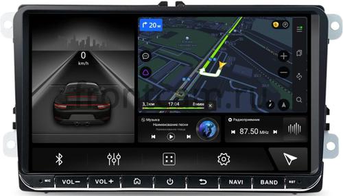 Магнитола для Volkswagen T5, T6, Tiguan, Passat, Polo, Jetta, Amarok, Golf и др., Skoda Fabia, Rapid - Canbox VW Android 10, ТОП процессор, Carplay, 4G SIM-слот