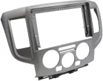 Магнитола для Nissan NV200 2009+ (рамка серебро) - FarCar BM9-2K-9677 монитор 9.5" 2K QLED на Android 14, Быстрая, CarPlay, 4G SIM-слот