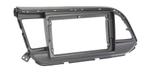 Комплект рамки с разъёмами 9" Hyundai Elantra 6 2019-2020 (монохром) карбон