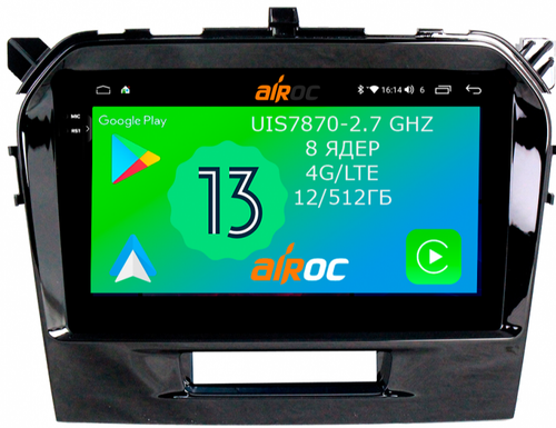 Магнитола для Suzuki Vitara 2015+ - Airoc 2K AU-3504 на Android 13, TS20, 12/512Гб, SIM-слот