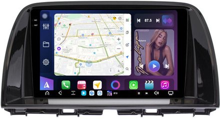 Магнитола для Mazda CX-5 2011-2017 (тип A) - FarCar XXL9-7086-9A монитор 9.5" 2K QLED на Android 14, TS20, 8+256Гб, CarPlay, 4G SIM-слот