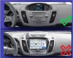 Магнитола для Ford Kuga 2 2012-2019 (без SYNC) - FarCar GX362M монитор 9.5" 2K QLED на Android 14, TS20, 6+128Гб, CarPlay, 4G SIM-слот