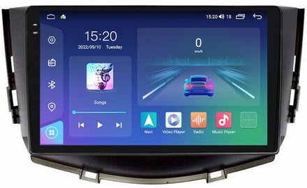 Магнитола для Lifan X60 2012-2016 - Parafar PF060RN2K на Android 13, QLED+2K, ТОП процессор, 4Гб+32Гб, CarPlay, 4G SIM-слот