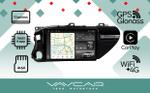 Магнитола для Toyota Hilux 2015+ - Vaycar VA77-1077-2K на Android 13, Быстрая, 2K QLED, CarPlay,4G SIM-слот