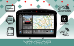 Магнитола для Peugeot 308 2007-2014, 408 2012-2022 - Vaycar VA59-0083-2K на Android 13, 8-ядер, 2K QLED, ТОП процессор, CarPlay, 4G SIM-слот