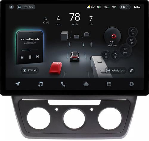 Магнитола для Skoda Yeti 2009-2018 (кондиционер) - Teyes CC4-PRO монитор 13" 2K QLED на Android 13, Snapdragon 778G, ИИ, CarPlay, DSP, 4G SIM-слот