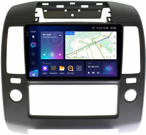 Магнитола для Nissan Navara D40 2004-2014 (кондиционер) - Teyes CC3-2K монитор 9.5" 2K QLED на Android 10, ТОП процессор, CarPlay, 4G SIM-слот