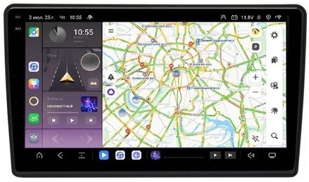 Магнитола для Mitsubishi L200 2015-2024 (рамка-накладка) - Kuberg OL-9567-3 QLed+2K, Android 13, TS20, CarPlay, 4G SIM-слот