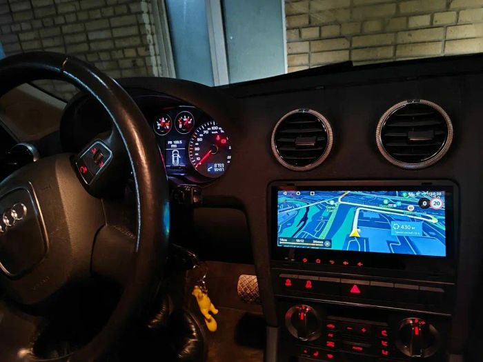 Магнитола для AUDI A3 2003-2012 - Kuberg MKD-8808-S10 на Android 12, 8-ядер, 4ГБ-64ГБ, SIM-слот