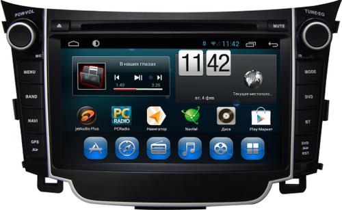 Магнитола для Hyundai i30 2012-2017 - Kuberg KR-7036-S10 Android 10, ТОП Процессор, 4ГБ-64ГБ, SIM-слот