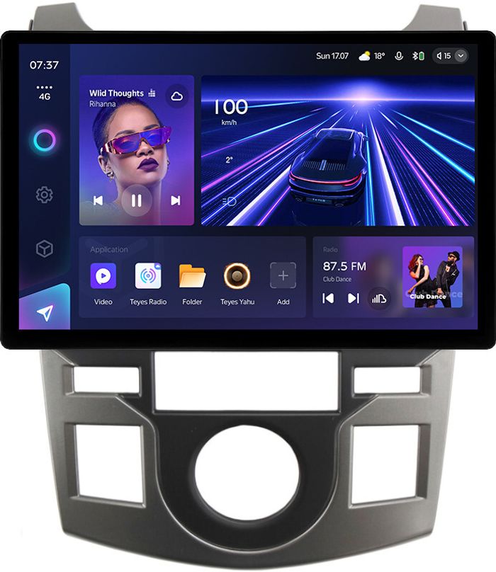 Магнитола для KIA Cerato 2 Koup 2008-2013 (купе) - Teyes CC3-2K монитор 13" 2K QLED на Android 10, ТОП процессор, CarPlay, 4G SIM-слот