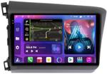 Магнитола для Honda Civic 9 седан 2012 левый руль - FarCar BM132M-2K монитор 9.5" 2K QLED на Android 14, Быстрая, CarPlay, 4G SIM-слот