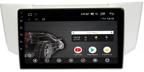 Магнитола для Toyota Harrier XU30 2003-2013, Lexus RX 2003-2009 (монохром) - AK378R10-MTK Android 10, 8-ядер, 2Гб-32Гб