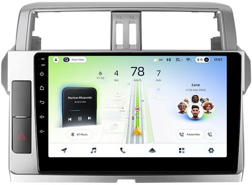 Магнитола для Toyota Land Cruiser Prado 150 2014-2017 - Teyes CC4L монитор 10" IPS на Android 14, Snapdragon 662, CarPlay, 4G SIM-слот