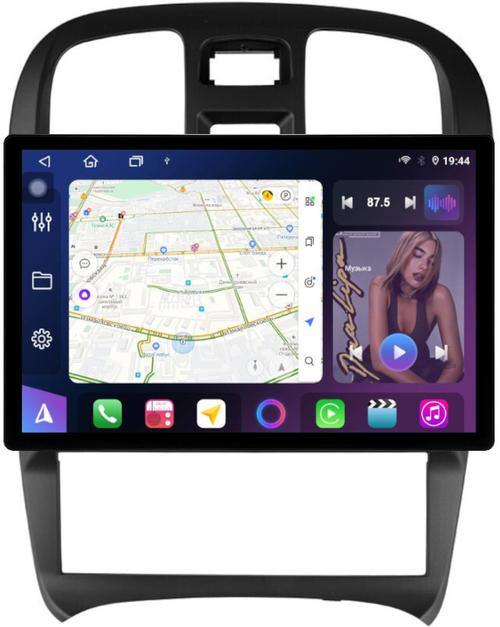 Магнитола для Hyundai Sonata 4 EF 2001-2013 - FarCar BX877 монитор 13" 2K QLED на Android 13, TS10, 6+128, CarPlay, 4G SIM-слот