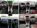 Магнитола для Mitsubishi Eclipse Cross (взамен 206х105мм ШГУ под козырьком) - Teyes CC3-2K-360 на Android 10, 2K QLED, 6Гб+128Гб, CarPlay, 4G SIM-слот, 4 камеры в комплекте