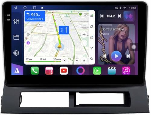 Магнитола для Toyota Prius 20 2003-2011 (наверх) - FarCar BM9-9613F2 монитор 9.5" QLED на Android 14, TS10, 4+32Гб, CarPlay, 4G SIM-слот