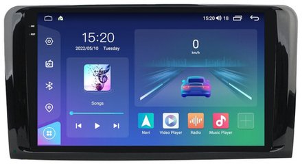 Магнитола для Mercedes-Benz ML (W164), GL (X164) 2005-2012 - Parafar PF213U2K на Android 13, QLED+2K, ТОП процессор, 8Гб+128Гб, CarPlay, 4G SIM-слот