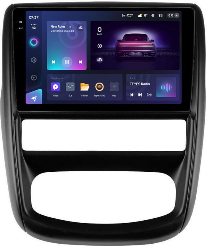 Магнитола для Nissan Terrano 2014-2022 (штатная КЗВ) - Teyes CC3-2K монитор 9.5" 2K QLED на Android 10, Быстрая, CarPlay, 4G SIM-слот