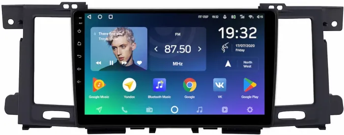 Магнитола для Nissan Patrol Y62, Infiniti QX56/QX80 2010-2017 (поддержка Bose и 360, рамка тип 1) - Teyes CC2 PLUS на Android 10, ТОП процессор, 4Гб+64Гб, 4G SIM-слот