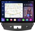 Магнитола для Mitsubishi Outlander XL, Peugeot 4007, Citroen C-Crosser (перфорированная рамка) - FarCar BX877 монитор 13" 2K QLED на Android 13, Быстрая, CarPlay, 4G SIM-слот